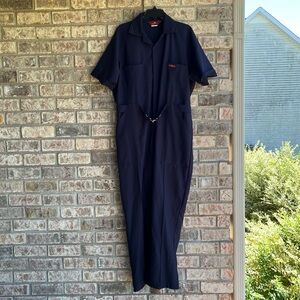 🍒💣 Vintage 70’s para suit jumpsuit coveralls